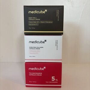 Medicube Capsule Cream Set 3‑Piece Skincare Bundle Hydrating Firming